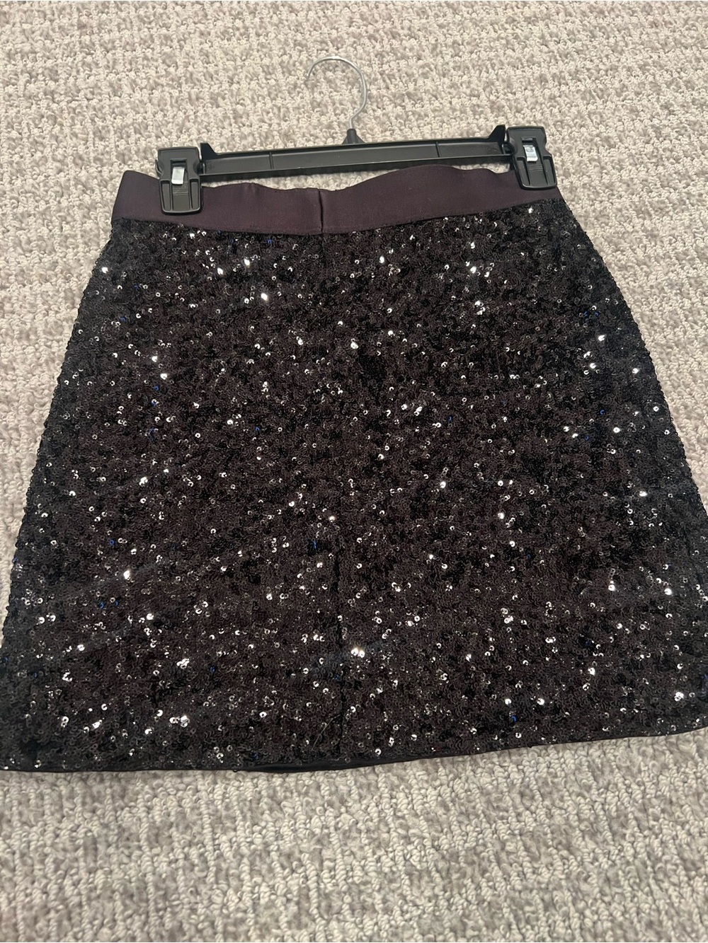 Bailey 44 Black Sequin Mini Skirt
